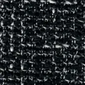 Black and white swan pattern with repeating stylized bird shapes in horizontal rows, creating a dense, textured fabric-like composition.